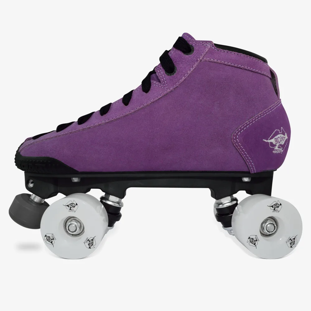 Замшевые роликовые коньки BONT Prostar Quad skate Derby Катание на коньках ботинки|Обувь для