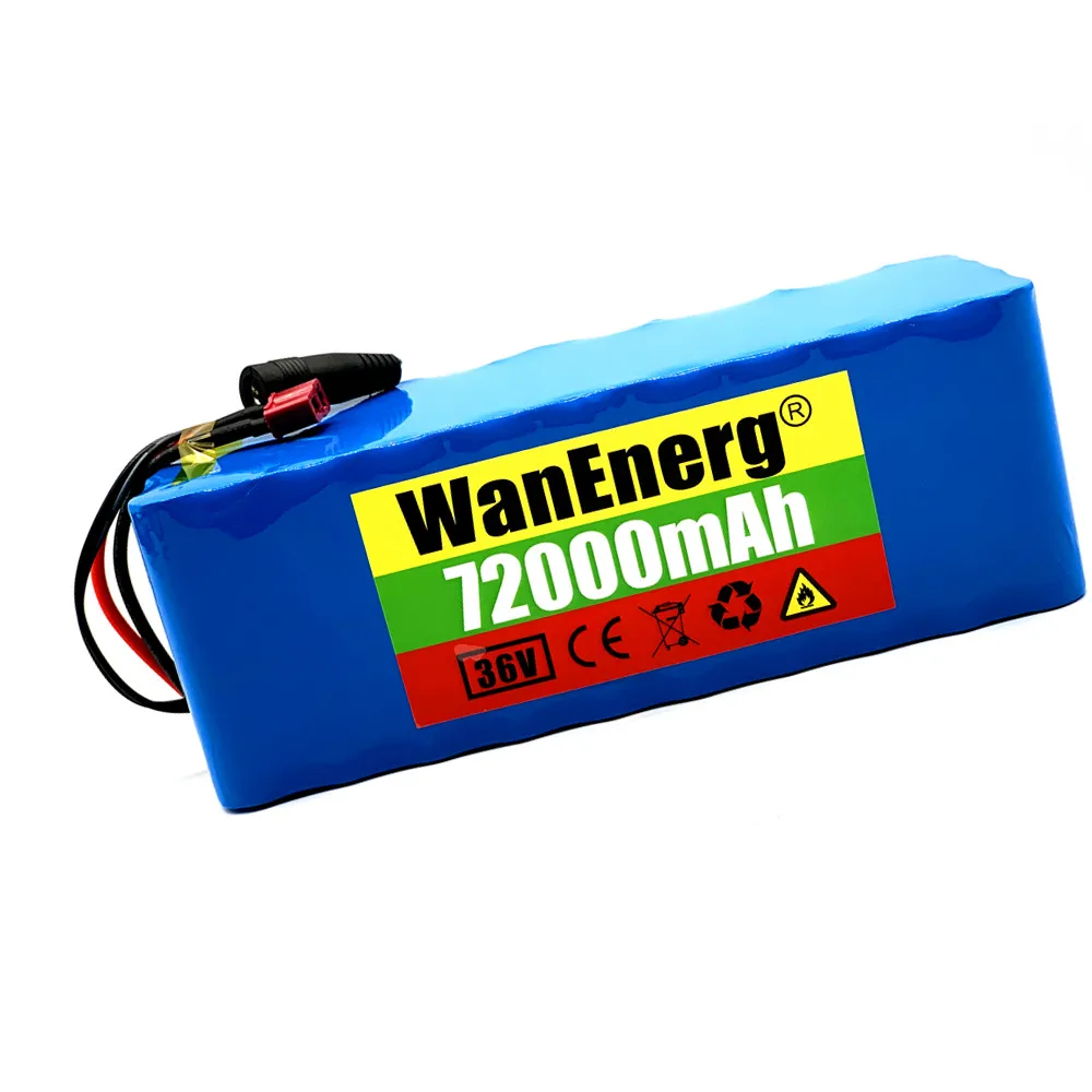 New 36V battery 10s4p 72ah battery pack 500W high power battery 42V 72000mah eBike electric bicycle BMS + 42v2a charger in 2021
New 36V battery 10s4p 72ah battery pack 500W high power battery 42V 72000mah eBike electric bicycle BMS + 42v2a charger in 2021