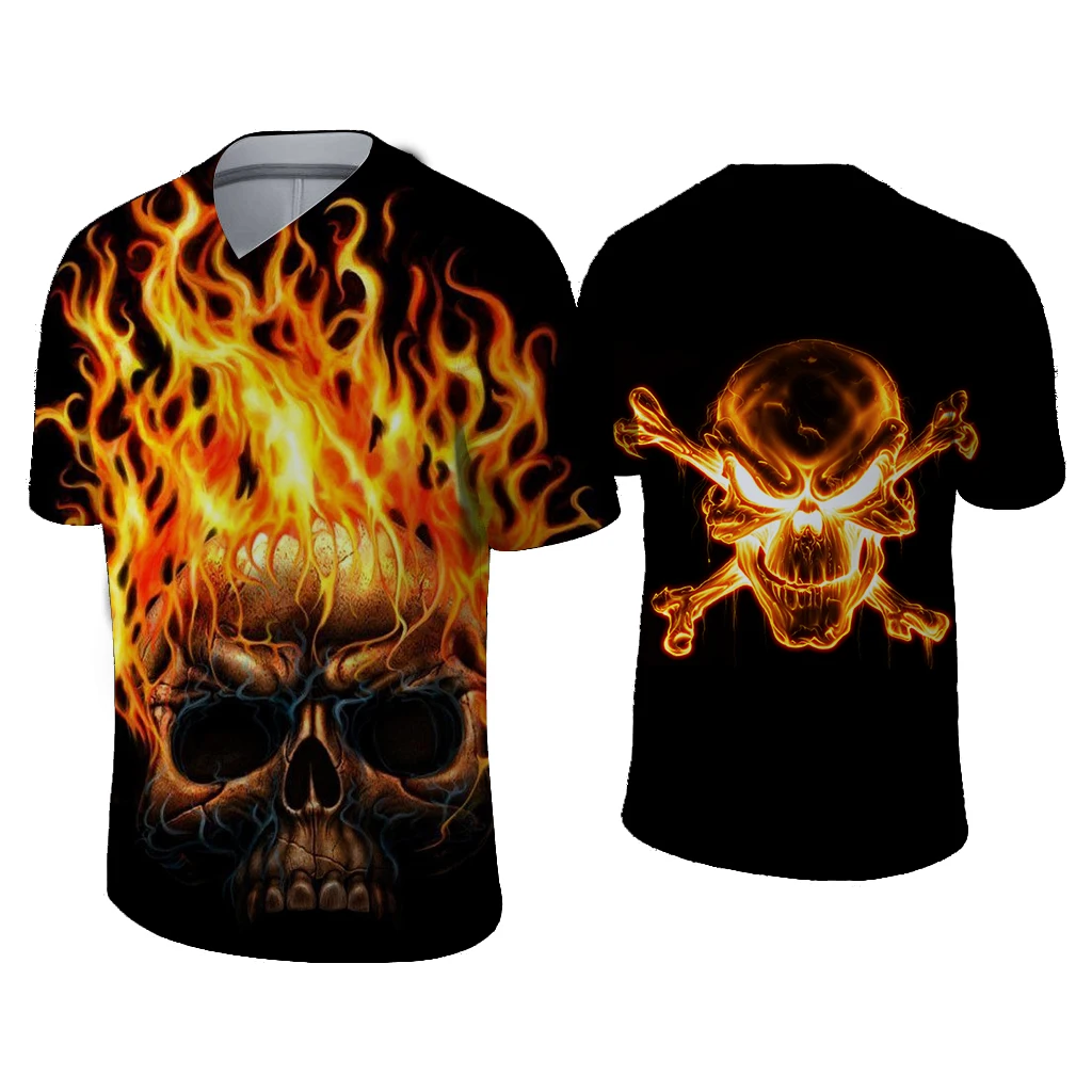 Punk Man T-Shirt Men's Death 3D T-Shirt Skull print V-neck t-Shirt Summer fashion tops horrible head tshirt plus-size streetwear
Punk Man T-Shirt Men's Death 3D T-Shirt Skull print V-neck t-Shirt Summer fashion tops horrible head tshirt plus-size streetwear