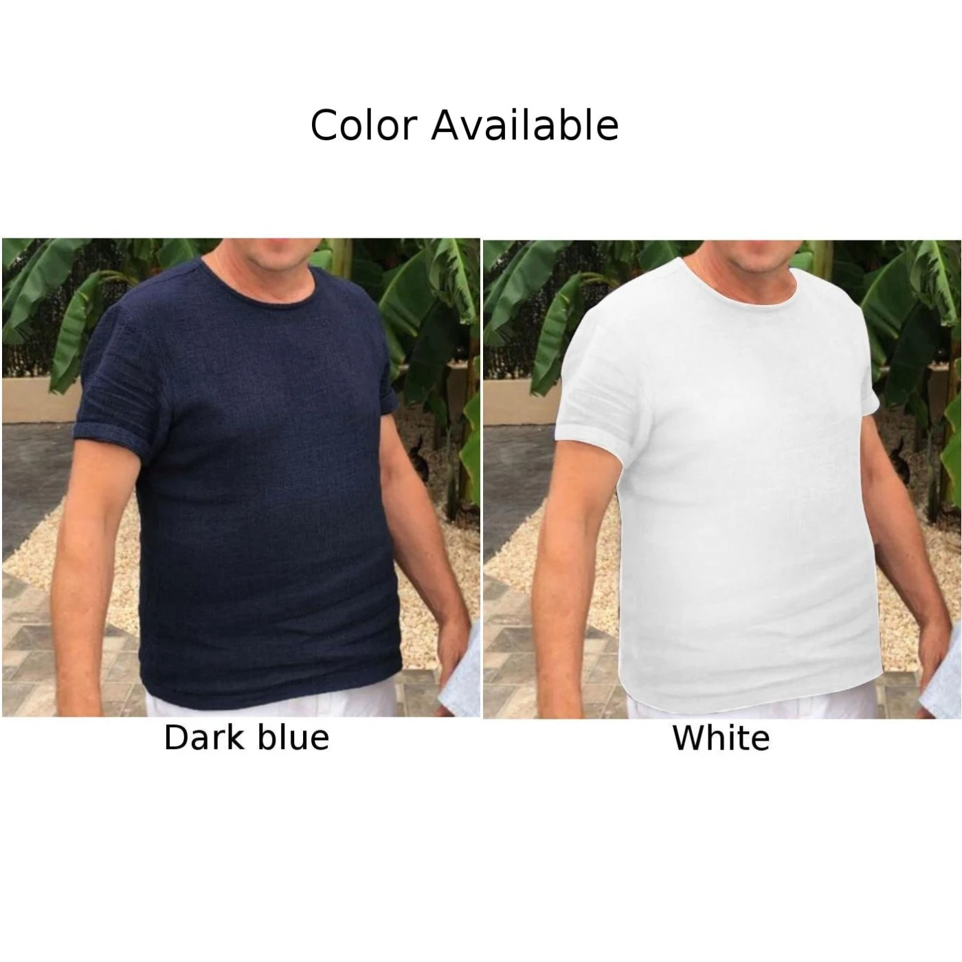 Men Solid Color Linen Round Neck Breathable T Shirts Casual Loose Tee Top Blouse 2021 New Men's Casual Blouse Cotton Linen Shirt
Men Solid Color Linen Round Neck Breathable T Shirts Casual Loose Tee Top Blouse 2021 New Men's Casual Blouse Cotton Linen Shirt