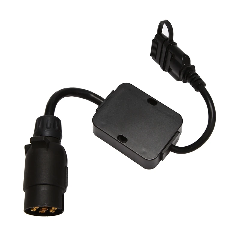 Trailer Connector Light Cable Converter Adapter European 7-Pin to American 4-Pin Way Plug.
Trailer Connector Light Cable Converter Adapter European 7-Pin to American 4-Pin Way Plug.