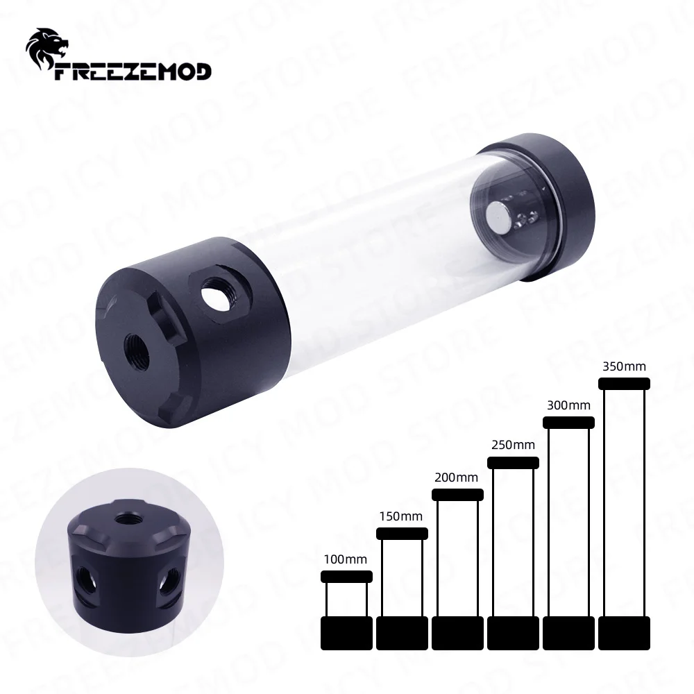 FREEZEMOD Standalone Cylindrical Reservoir OD50mm Water Tank 3 Outlets 350mm POM Cover 10/15/20/25/30/35CM Liquid Cooling Fluid
FREEZEMOD Standalone Cylindrical Reservoir OD50mm Water Tank 3 Outlets 350mm POM Cover 10/15/20/25/30/35CM Liquid Cooling Fluid