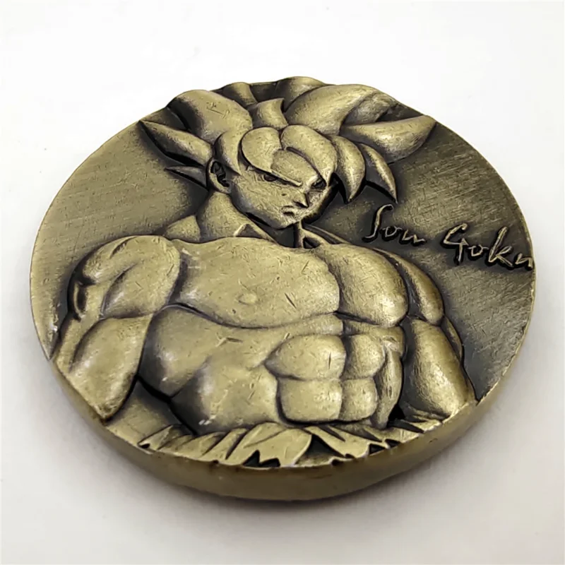 

Animation Around The Dragon Ball Wukong Medal Collection Bronze Embossed Wukong Commemorative Coin Decoration Gift