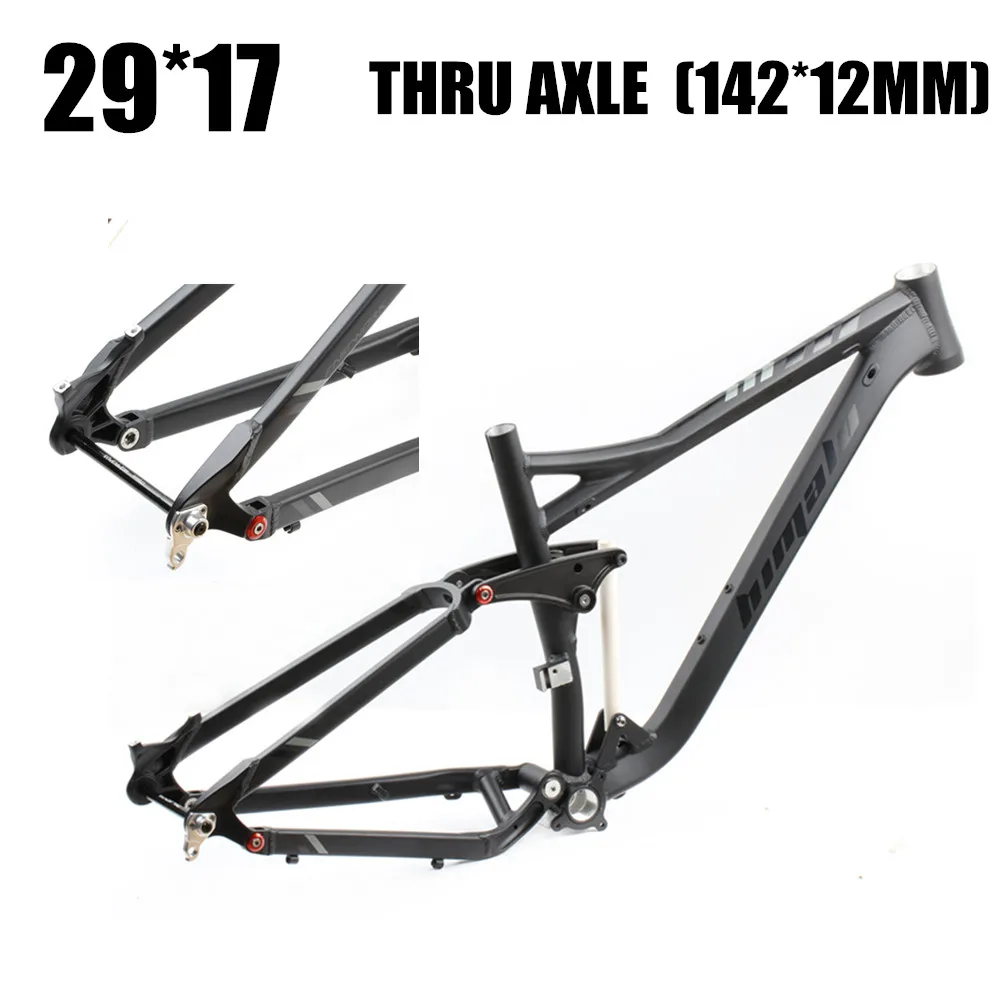 Mountain Bike Frame full Suspension frame 27.5/29ER Aluminium Alloy MTB frame DH Cycling Downhill Bike Accessories
Mountain Bike Frame full Suspension frame 27.5/29ER Aluminium Alloy MTB frame DH Cycling Downhill Bike Accessories