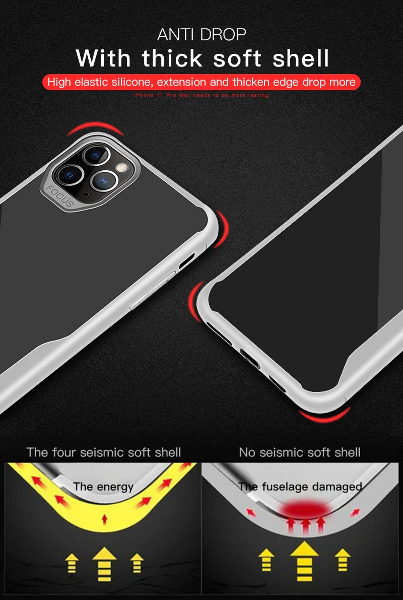 Transparent Phone Case For iPhone 11 12 mini Pro XR X Xs Max 7 8 6 6s Plus SE 2020 5 5s Soft Silicone Shockproof Cases Cover
Transparent Phone Case For iPhone 11 12 mini Pro XR X Xs Max 7 8 6 6s Plus SE 2020 5 5s Soft Silicone Shockproof Cases Cover