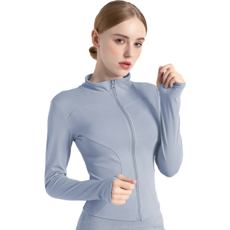 New Women's Sports Jacket Autumn and Winter Workout Wear Stand Collar Casual Running Summit Quick Drying Tight Yoga Top 
New Women's Sports Jacket Autumn and Winter Workout Wear Stand Collar Casual Running Summit Quick Drying Tight Yoga Top