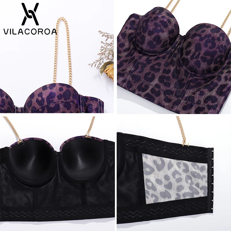 Y2K Purple Leopard Print Sling Chain Corset Women Camis Tube Top Skinny Sexy Backless Cropped Tops Vintage Female Slim Tank Top
Y2K Purple Leopard Print Sling Chain Corset Women Camis Tube Top Skinny Sexy Backless Cropped Tops Vintage Female Slim Tank Top