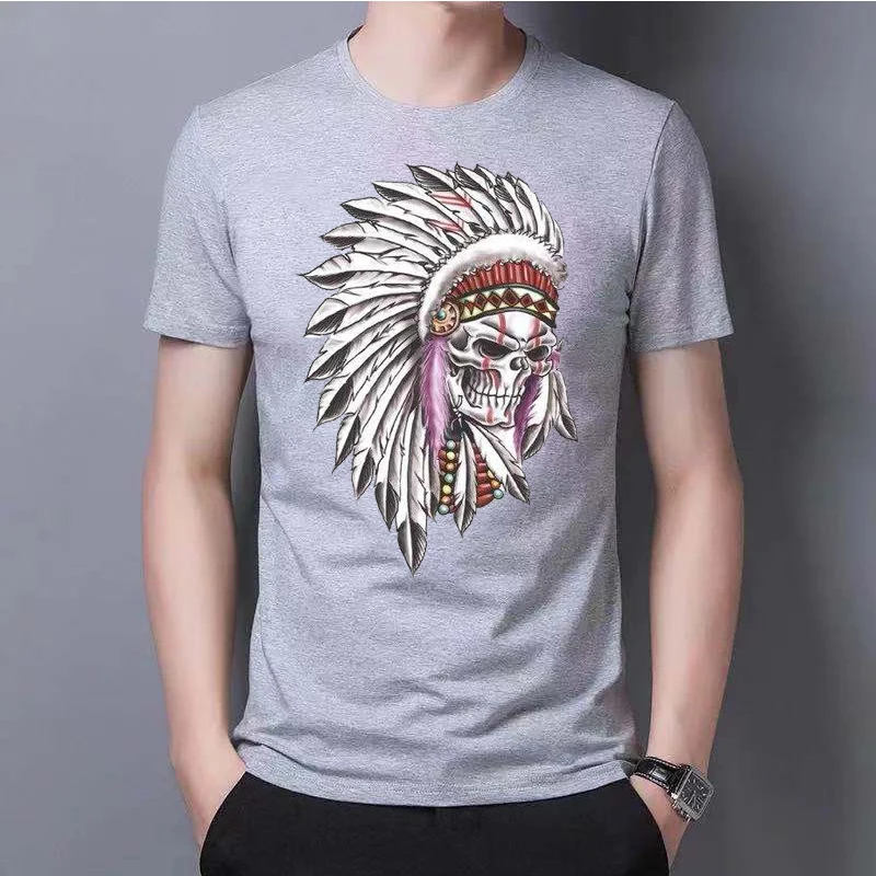 Men's summer fashion t-shirts, European code men's and women's t-shirts, funny skull personality t-shirts, original streetwear
Men's summer fashion t-shirts, European code men's and women's t-shirts, funny skull personality t-shirts, original streetwear