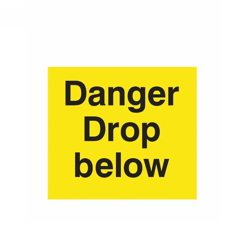 Creative DANGER DROP BELOW Warning Car Stickers Car Styling PVC 12CM*11CM Vinyl Motorcycl Accessories Decoration
Creative DANGER DROP BELOW Warning Car Stickers Car Styling PVC 12CM*11CM Vinyl Motorcycl Accessories Decoration