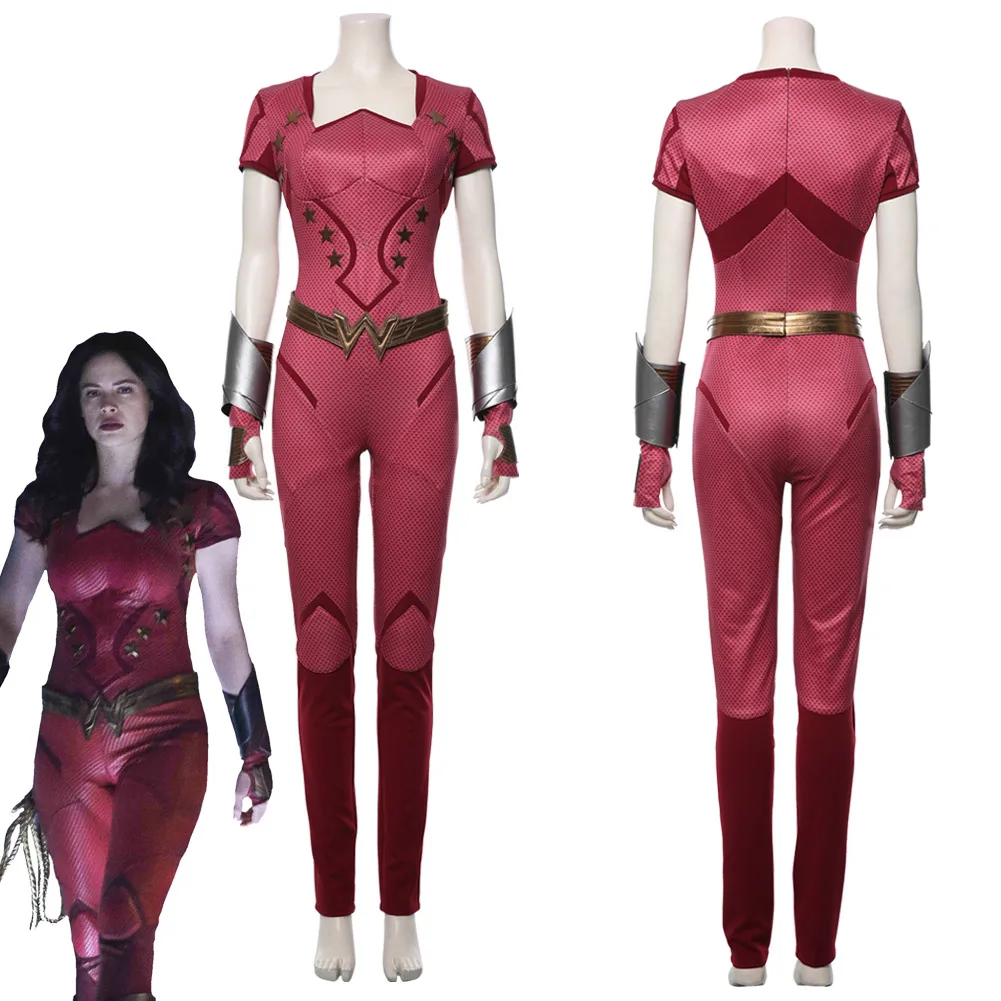 Donna Troy, костюм для косплея, комбинезон, Униформа, наряд для взрослых женщин, женский красный костюм, карнавальные вечерние костюмы на Хэллоуи...
Donna Troy, костюм для косплея, комбинезон, Униформа, наряд для взрослых женщин, женский красный костюм, карнавальные вечерние костюмы на Хэллоуи...