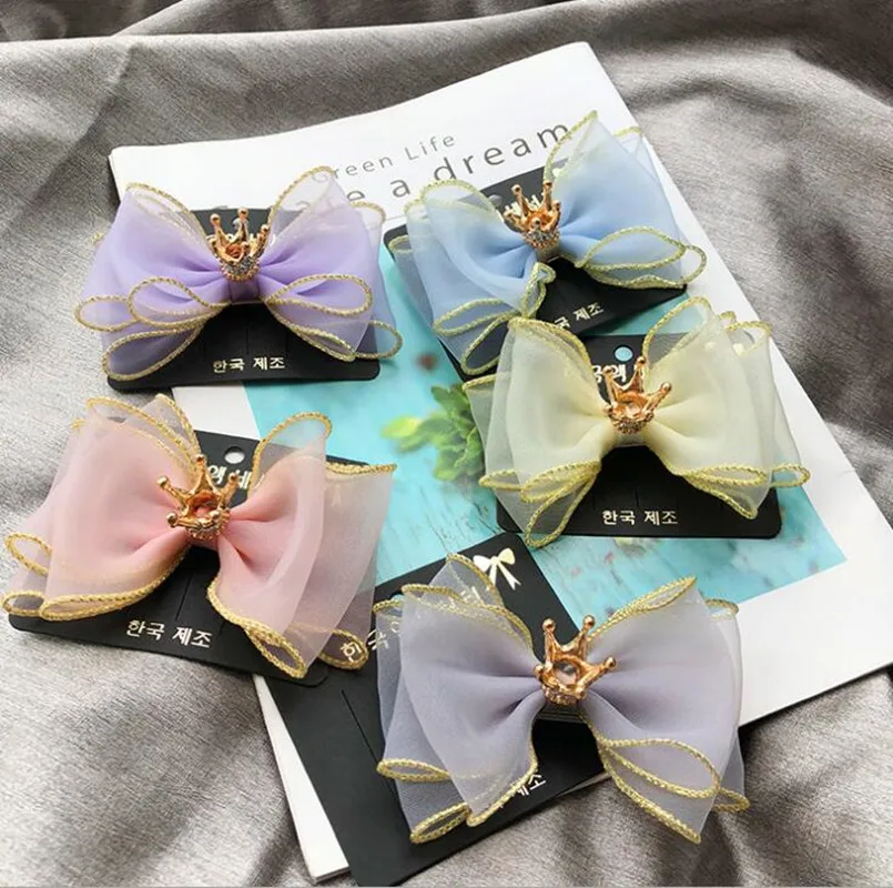 High quality Organza Bowknot Hair Clip Children's Crown 4.3inch hair bow Hairclip Hair Accessories Black Yellow Pink Hair Clip
High quality Organza Bowknot Hair Clip Children's Crown 4.3inch hair bow Hairclip Hair Accessories Black Yellow Pink Hair Clip