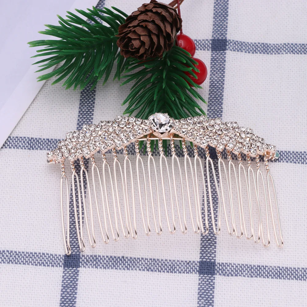 1PC Hair Comb Bowknot Rhinestone Inlay Headdress Alloy Insert Comb Bridal Hair Accessories Hair Decoration
1PC Hair Comb Bowknot Rhinestone Inlay Headdress Alloy Insert Comb Bridal Hair Accessories Hair Decoration