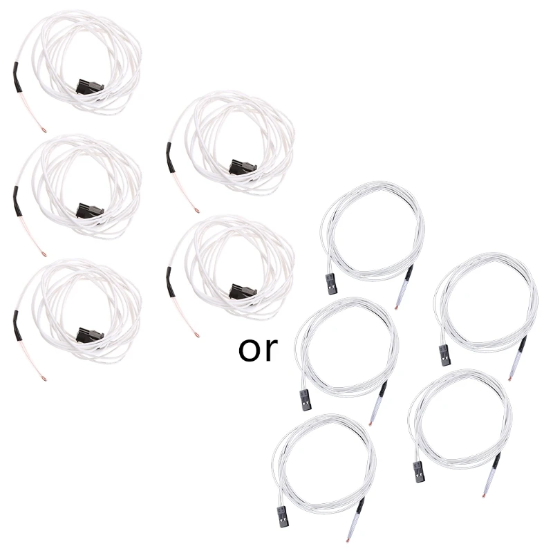 5pcs HT-NTC 100K Thermistor Temperature Sensor Waterproof Probe Cable for Ender3/CR-10/CR-10Sr Safe and Durable
5pcs HT-NTC 100K Thermistor Temperature Sensor Waterproof Probe Cable for Ender3/CR-10/CR-10Sr Safe and Durable