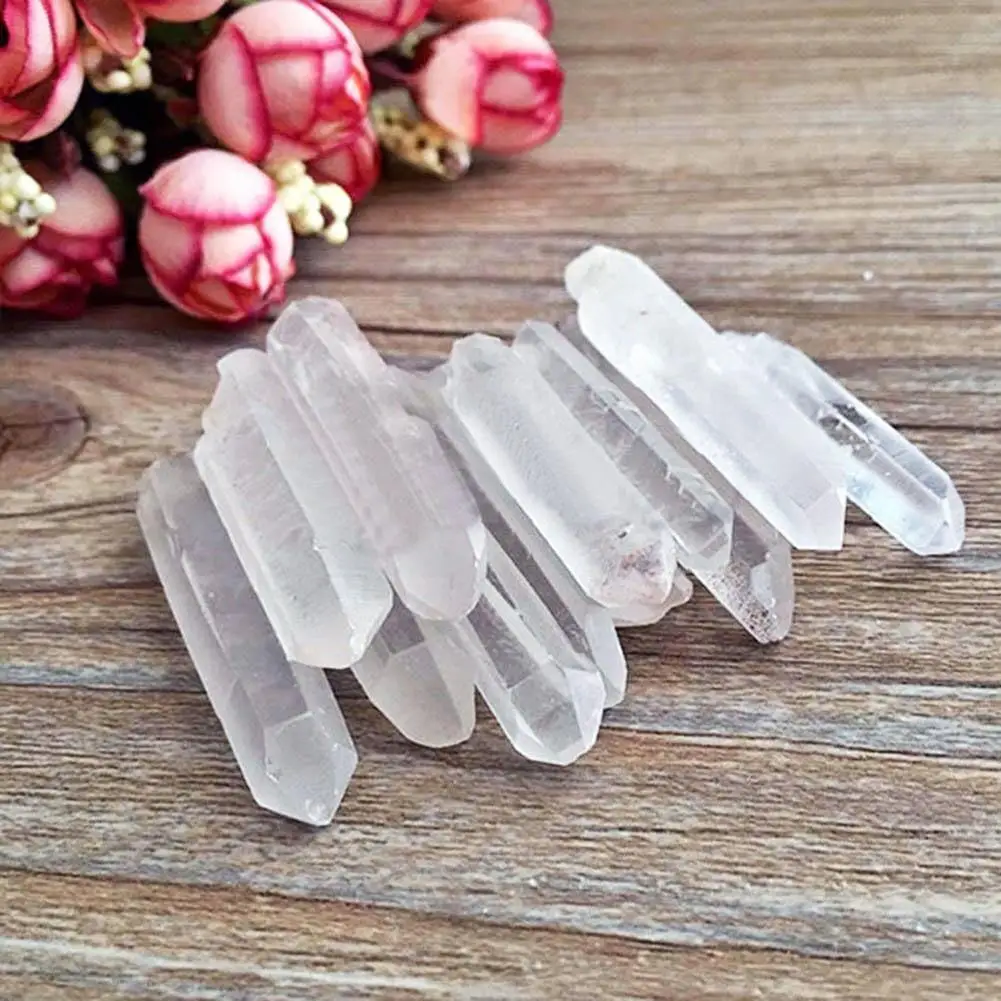 100g/lot Nature Stone Tibet Natural Clear Quartz Crystal Points Healing Wand Specimen Stone For Handwork Jewelry Making
100g/lot Nature Stone Tibet Natural Clear Quartz Crystal Points Healing Wand Specimen Stone For Handwork Jewelry Making