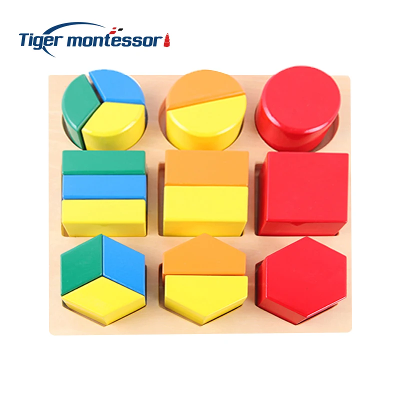 Montessori Wooden Mathematics Materials Assembly Geometric Shape Tray Toys
Montessori Wooden Mathematics Materials Assembly Geometric Shape Tray Toys