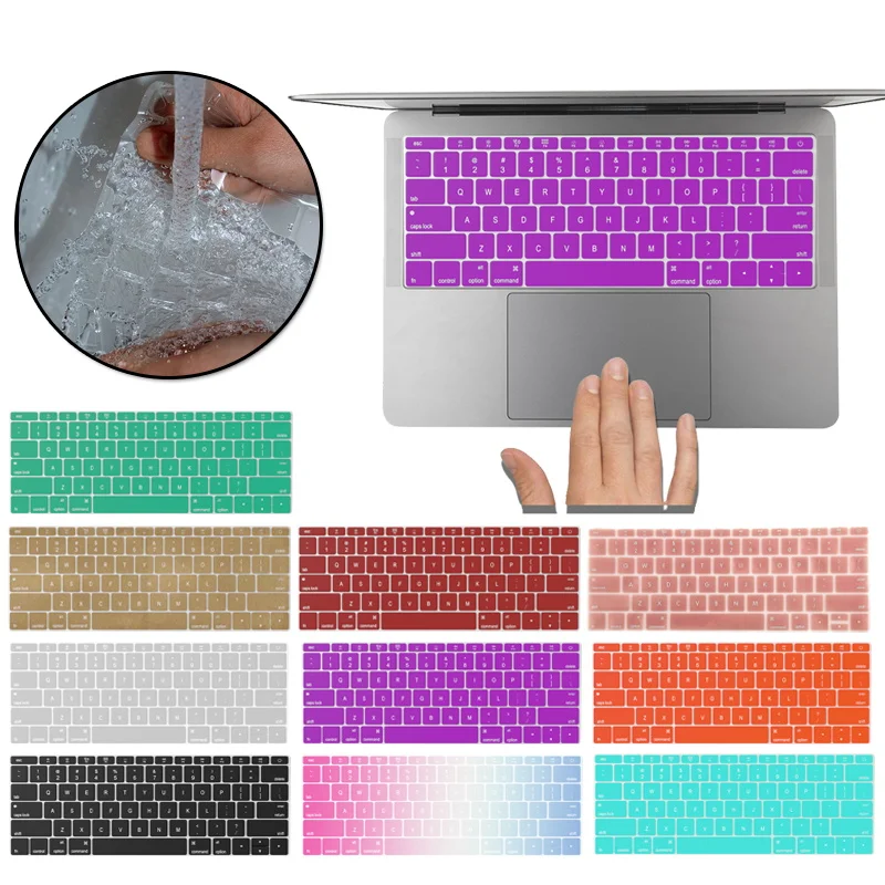 Laptop Keyboard Cover for Apple Macbook 12 A1534 A1931 Ultra-thin Dustproof Waterproof Soft Silicone Protector for Macbook 12"
Laptop Keyboard Cover for Apple Macbook 12 A1534 A1931 Ultra-thin Dustproof Waterproof Soft Silicone Protector for Macbook 12"