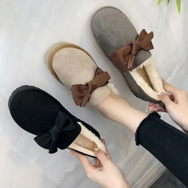 Bow Woman Flats Women Winter Snow Boots Femme Plate Comfy Warm Stylish Shoes Woman Ankle Boots Fur Botas Casual Womens-boots
Bow Woman Flats Women Winter Snow Boots Femme Plate Comfy Warm Stylish Shoes Woman Ankle Boots Fur Botas Casual Womens-boots