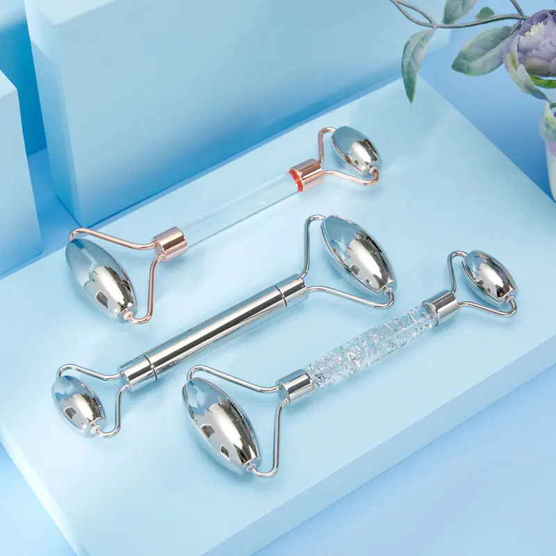 Stainless Steel Facial Roller Gua Sha Tool Set Face Care Massage Neck Beauty Health Anti Wrinkle Cellulite Skin Care Massager
Stainless Steel Facial Roller Gua Sha Tool Set Face Care Massage Neck Beauty Health Anti Wrinkle Cellulite Skin Care Massager