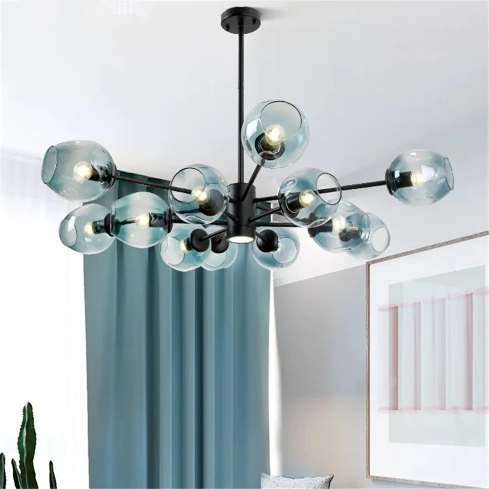 Nordic LED Glass Chandelier Lighting Dining Room Decoration Lamps Living Room Chandeliers Indoor Decor Hanging Lighting Fixtures
Nordic LED Glass Chandelier Lighting Dining Room Decoration Lamps Living Room Chandeliers Indoor Decor Hanging Lighting Fixtures