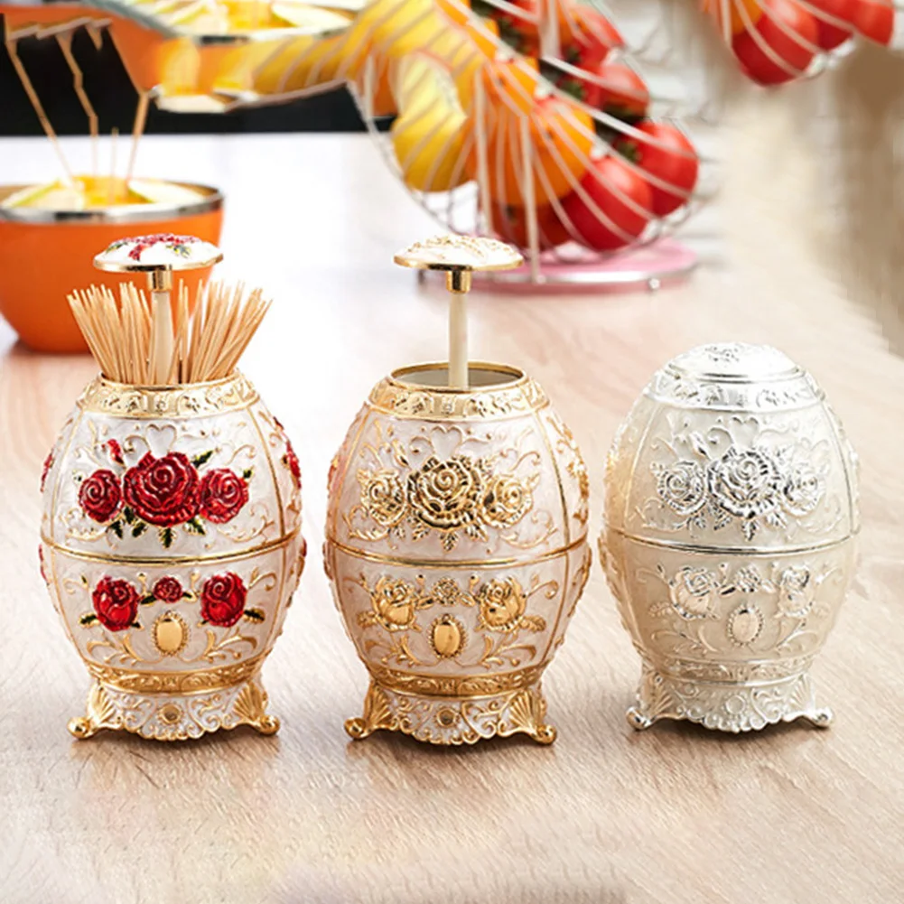 4 Colors Pop-up Toothpick Container Sturdy And Durable Safe Pp Material Automatic Container For Toothpick Vintage Floral Pattern
4 Colors Pop-up Toothpick Container Sturdy And Durable Safe Pp Material Automatic Container For Toothpick Vintage Floral Pattern