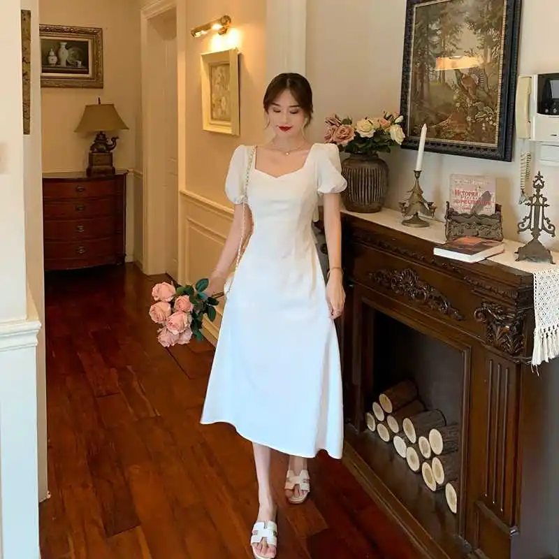 2020 WOMEN'S Dress New Style CHIC Vintage Backless Bow Lace-up Dress Elegant High-waisted Slimming Medium-length Dress Fashion
2020 WOMEN'S Dress New Style CHIC Vintage Backless Bow Lace-up Dress Elegant High-waisted Slimming Medium-length Dress Fashion
