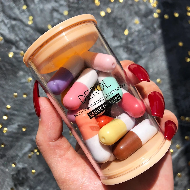16Pcs/box Capsule Mini Lipstick Lasting Moisturizing Jelly Lipgloss Set Waterproof Non-Marking Women Sexy Lips Makeup Cosmetic
16Pcs/box Capsule Mini Lipstick Lasting Moisturizing Jelly Lipgloss Set Waterproof Non-Marking Women Sexy Lips Makeup Cosmetic
