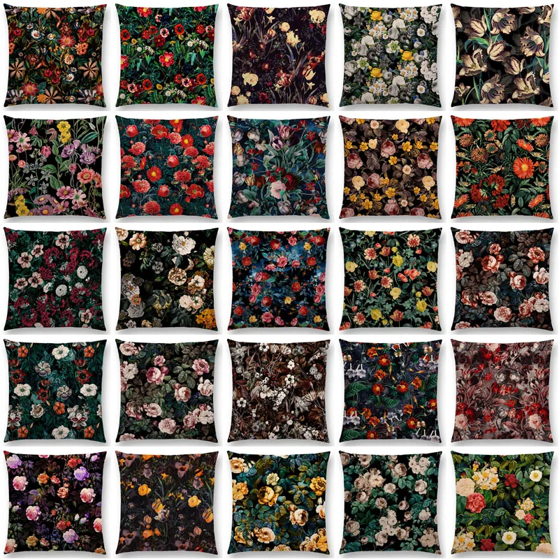 Double Gorgeous Floral Night Forest Garden Prints Beautiful Flowers Colorful Cushion Cover Home Decor Sofa Throw Pillow Case 45
Double Gorgeous Floral Night Forest Garden Prints Beautiful Flowers Colorful Cushion Cover Home Decor Sofa Throw Pillow Case 45