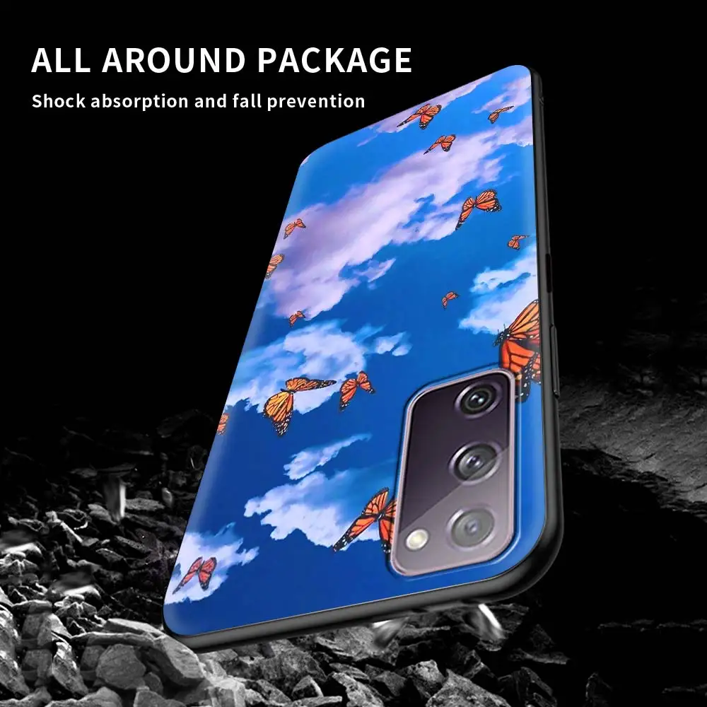 Cute Butterfly Silicone Cover for Samsung Galaxy S20 FE S21 S10 S9 Plus S8 Note 20 Ultra 10 Lite 9 8 Soft Phone Case
Cute Butterfly Silicone Cover for Samsung Galaxy S20 FE S21 S10 S9 Plus S8 Note 20 Ultra 10 Lite 9 8 Soft Phone Case