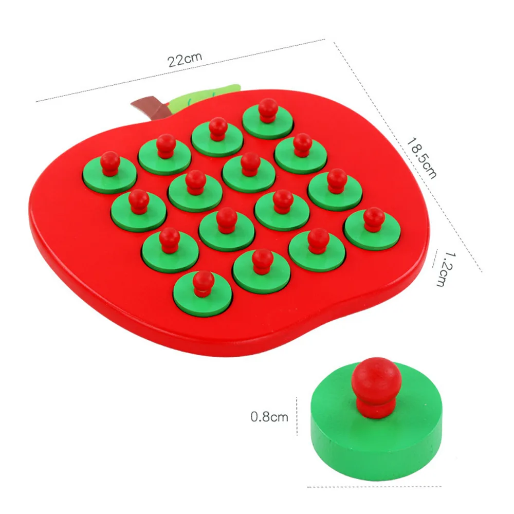 Early Education 3D Puzzle Toys Kids Wooden Apple Memory Matching Chess Game Family Casual Games Puzzle Ideal Children Baby Gift
Early Education 3D Puzzle Toys Kids Wooden Apple Memory Matching Chess Game Family Casual Games Puzzle Ideal Children Baby Gift