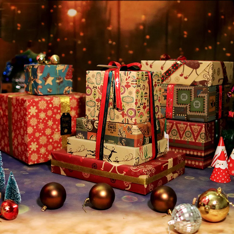 Gift Wrapping Paper Christmas Wedding Decoration Gift Wrapping Crafts Kraft Paper Home Decoration Festive Holiday Party Supplies
Gift Wrapping Paper Christmas Wedding Decoration Gift Wrapping Crafts Kraft Paper Home Decoration Festive Holiday Party Supplies