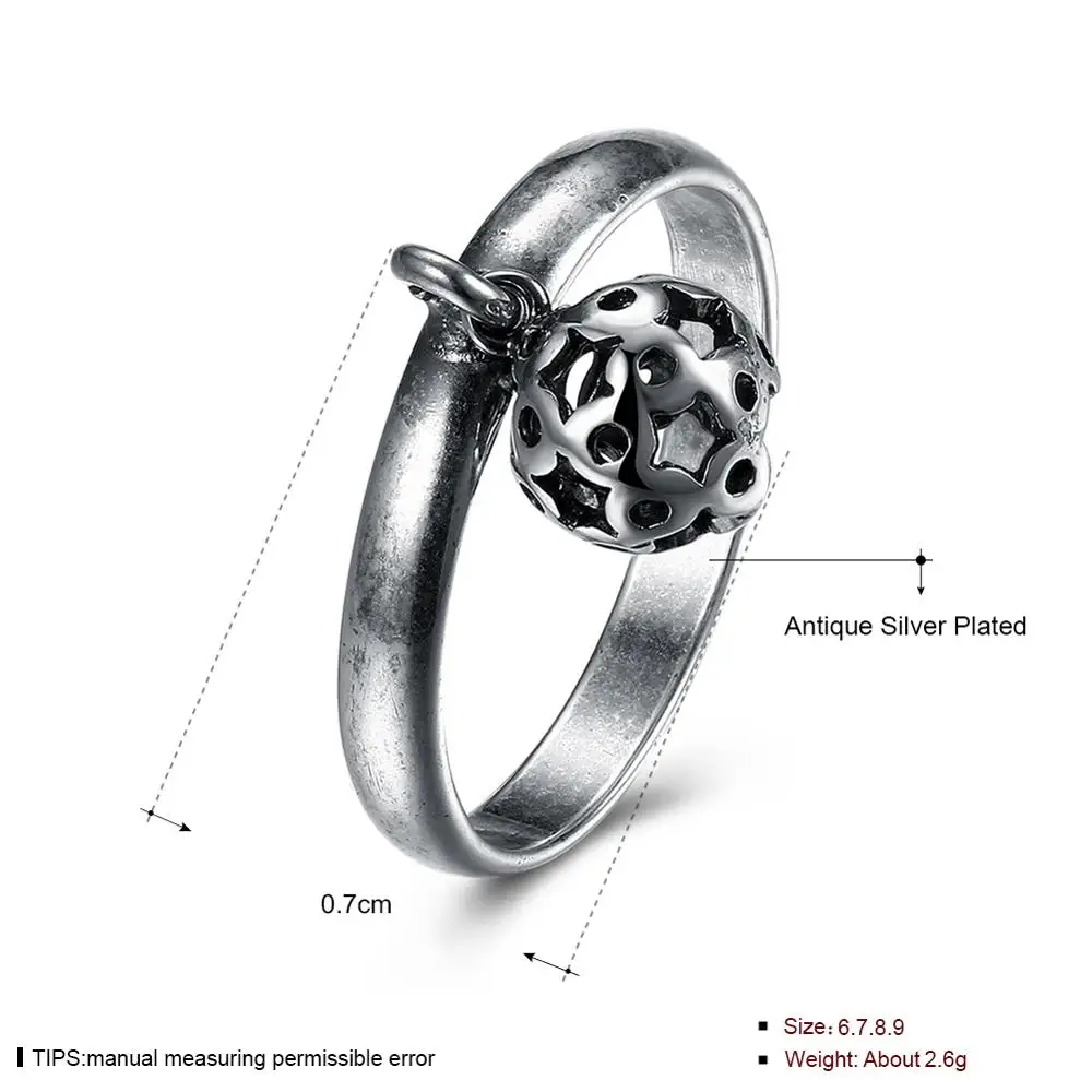 Creative Hanging Beads Ring Exquisite Unisex High Quality Party Jewelry Simple Prom Accessories | Украшения и аксессуары