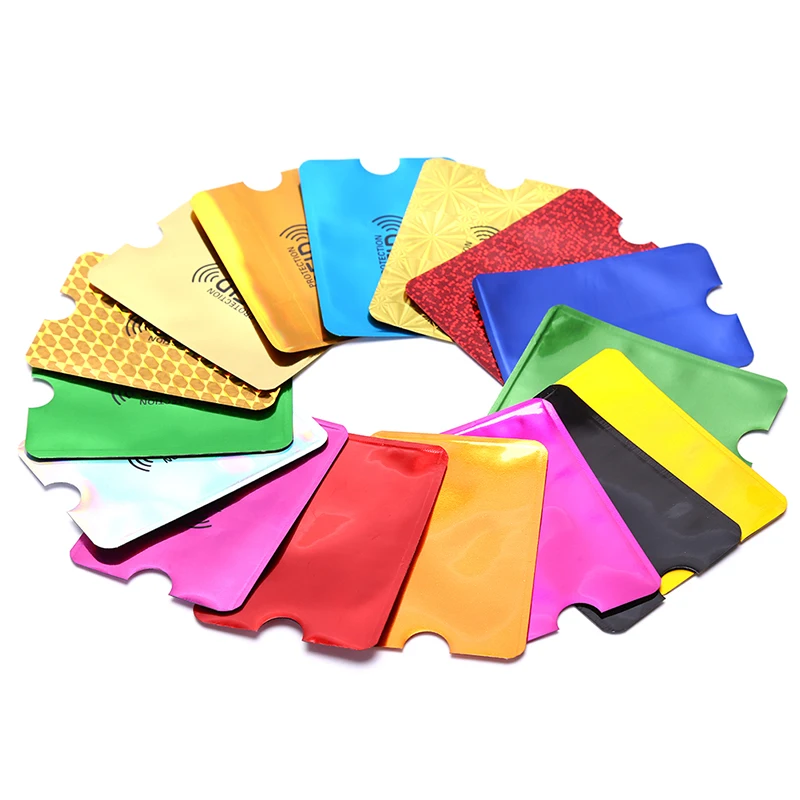 10pcs Anti Rfid Blocking Reader Card Cover Aluminum Foil Credit Card Holder Protection ID Bank Card Case Safty Pack 
10pcs Anti Rfid Blocking Reader Card Cover Aluminum Foil Credit Card Holder Protection ID Bank Card Case Safty Pack
