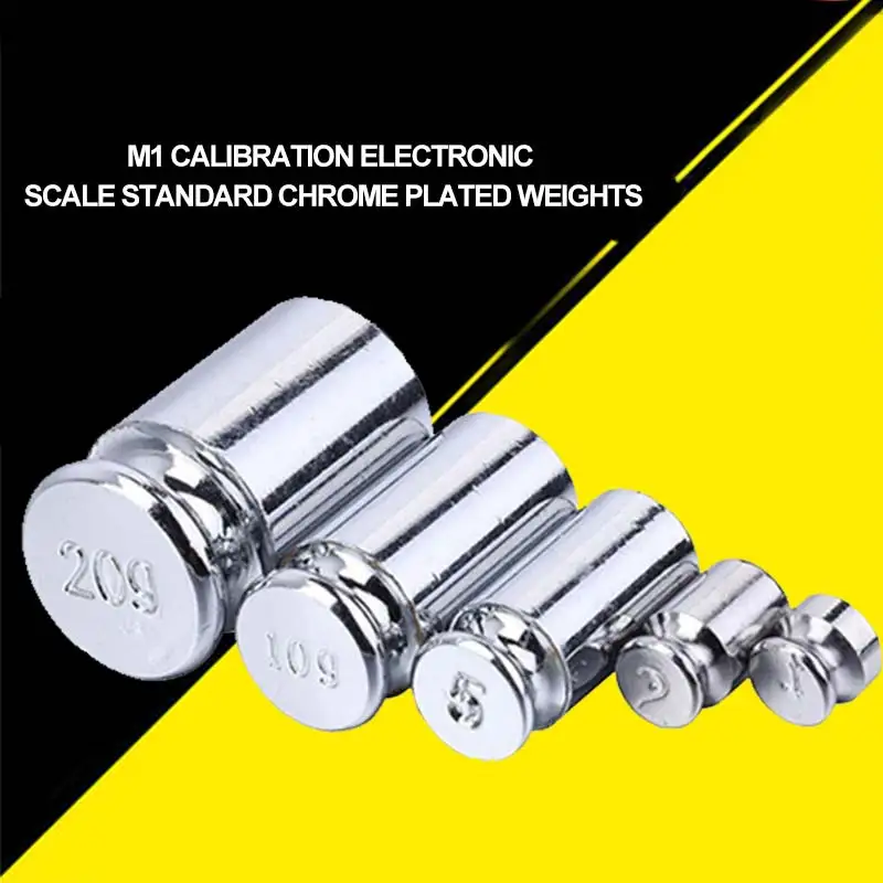 

Mini Scale Weights Set for Digital Scale balance Chrome Plating Calibration Gram Weight Scale electronic scale 1g 2g 5g 10g 20g