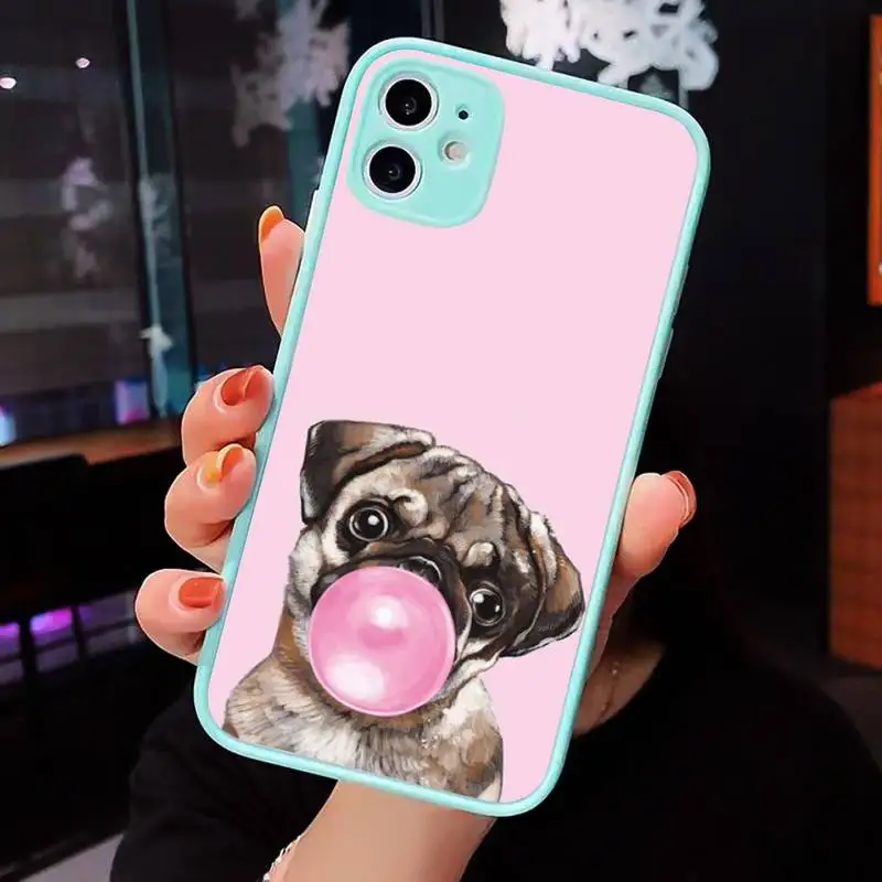 bulldog cute Phone Case Matte transparent For blue iPhone 12 Mini 11 Pro XR XS Max 7 8 Plus X Back Cover
bulldog cute Phone Case Matte transparent For blue iPhone 12 Mini 11 Pro XR XS Max 7 8 Plus X Back Cover