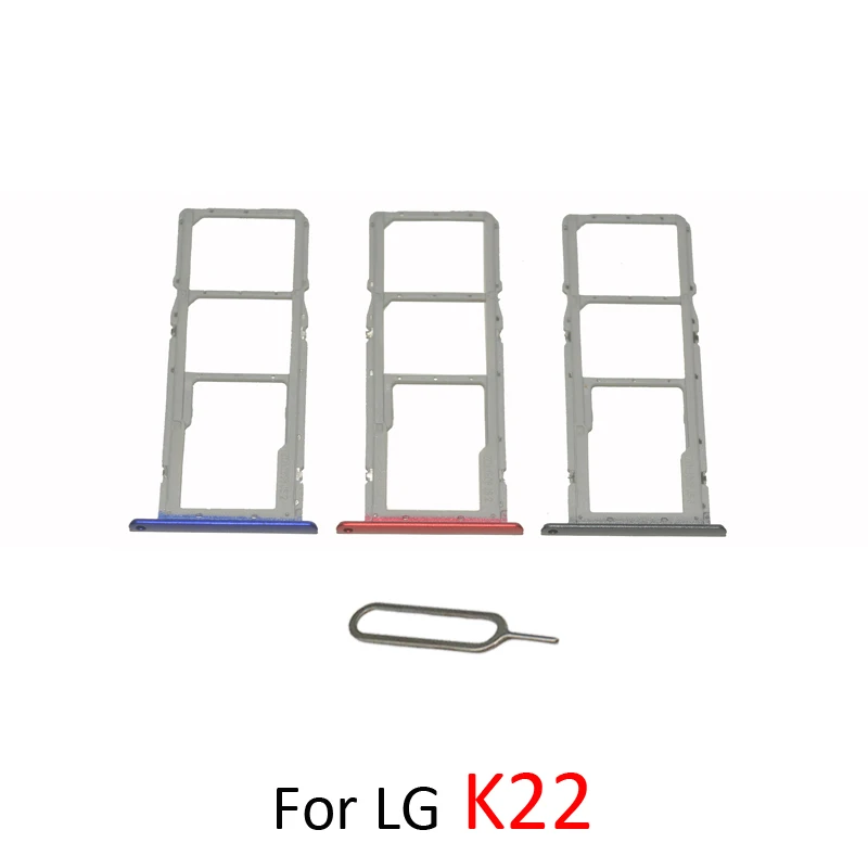 Лотки для SIM-карты SD-карты телефона LG K22 K200 оригинальный новый держатель слота