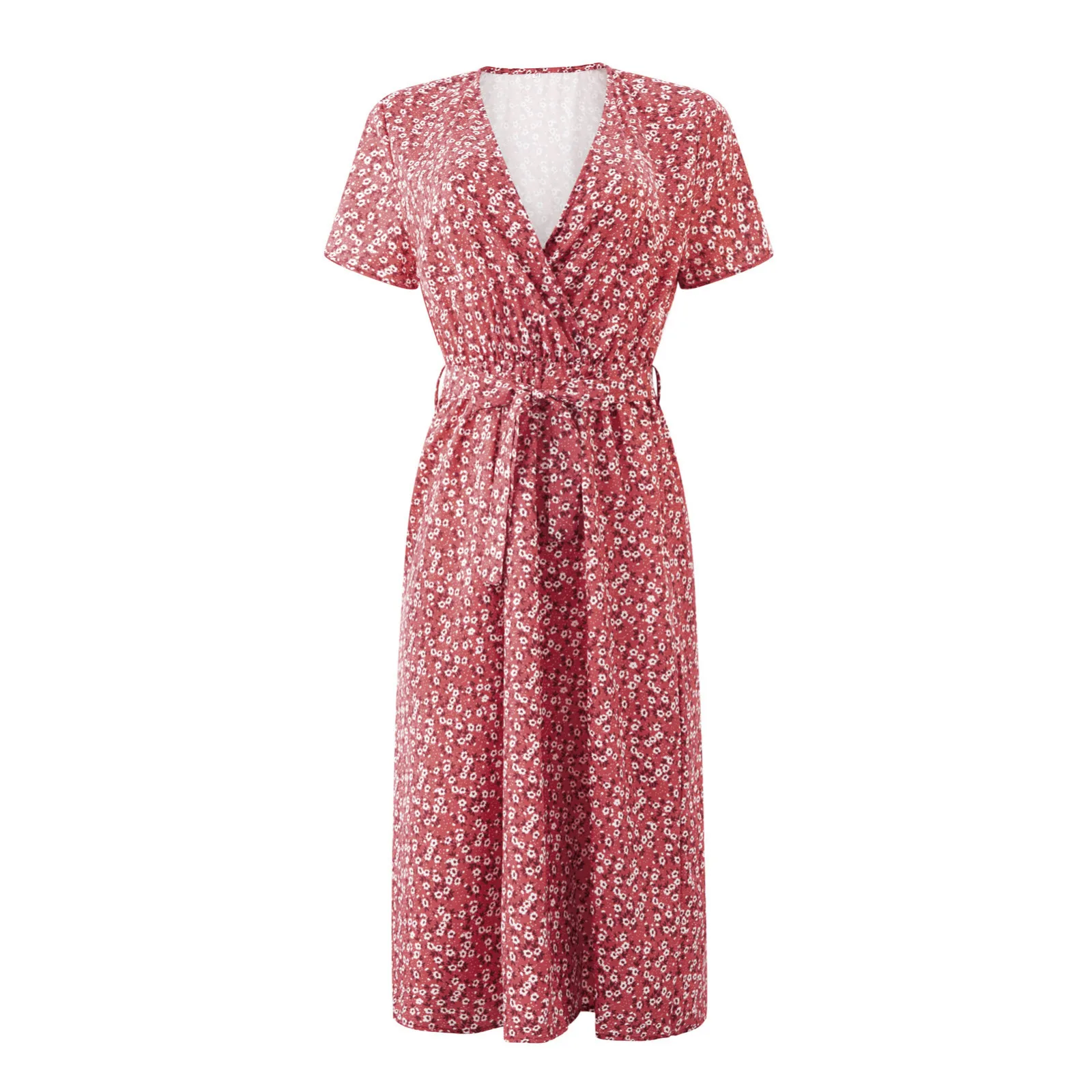 40# Floral Printed Bandage Dress Bohemian Straight Dressesforwomen Vintage Holiday Beach Long Dress Elegant V-neck Robe Femme
40# Floral Printed Bandage Dress Bohemian Straight Dressesforwomen Vintage Holiday Beach Long Dress Elegant V-neck Robe Femme