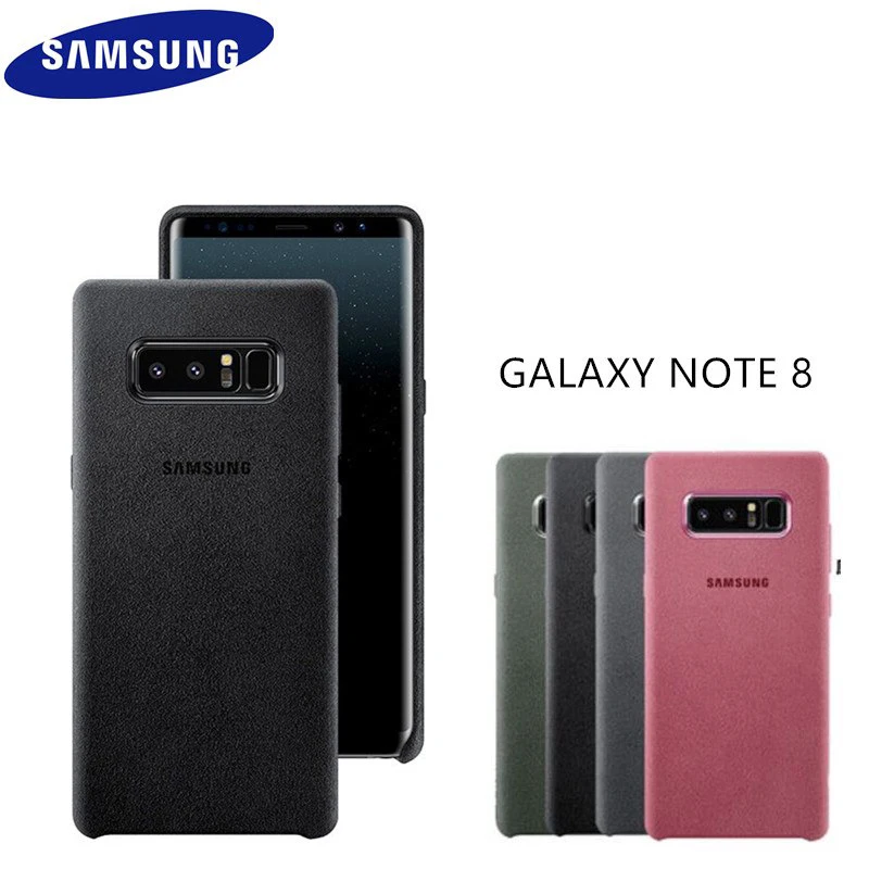 

100% Original official Samsung Galaxy NOTE 8 SM-N950F for Alcantara Case cover leather luxury premium Case Anti-Fall EF-XN950