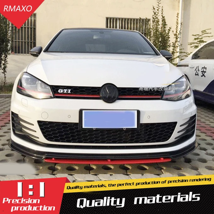 Задний спойлер для Golf 7 5G TI 2018 задний Volkswagen ABS передний бампер диффузор защита