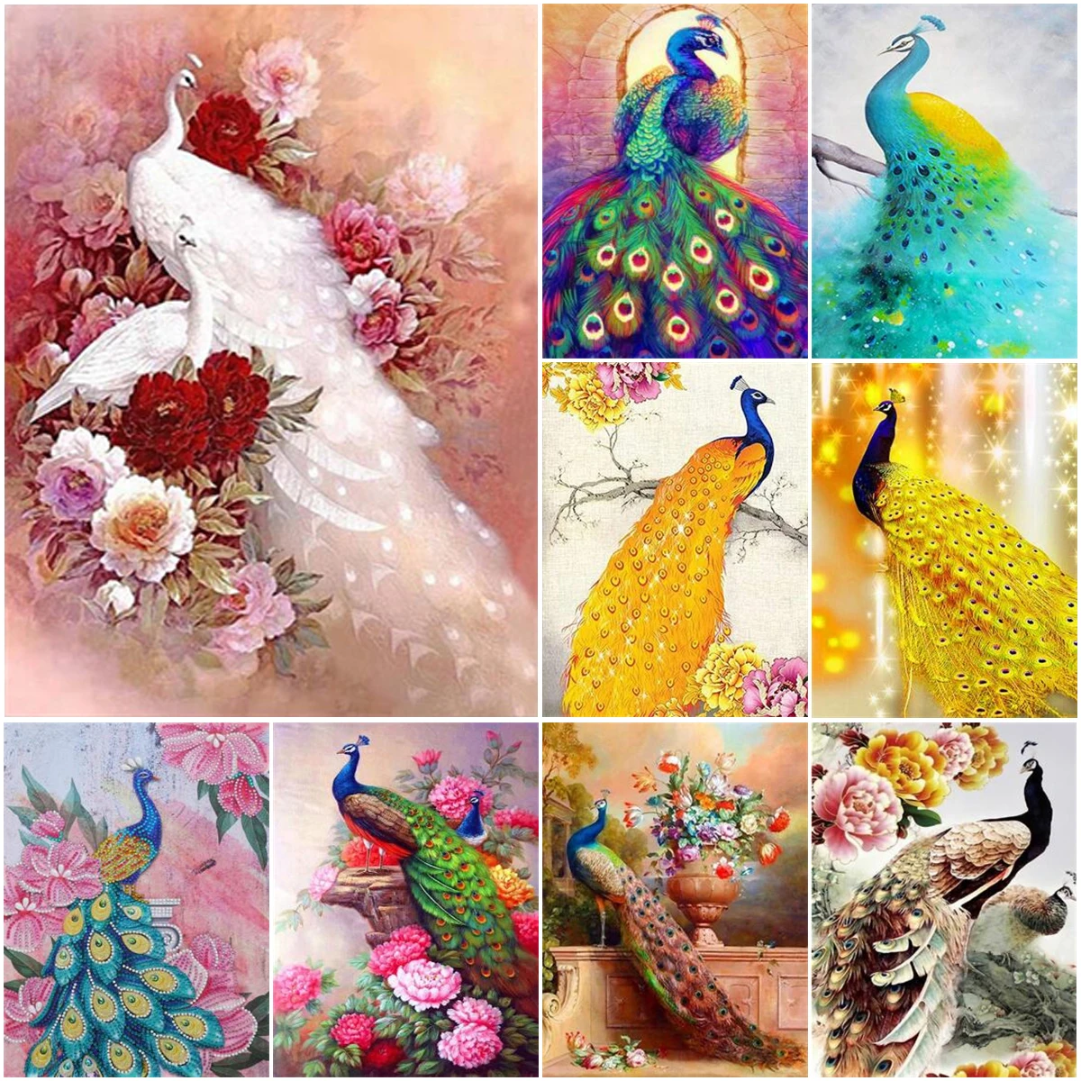 5D Сделай Сам Вышивка Павлин квадратная искусственная мозаика украшение для дома гостиной картина искусство
5D Сделай Сам Вышивка Павлин квадратная искусственная мозаика украшение для дома гостиной картина искусство
