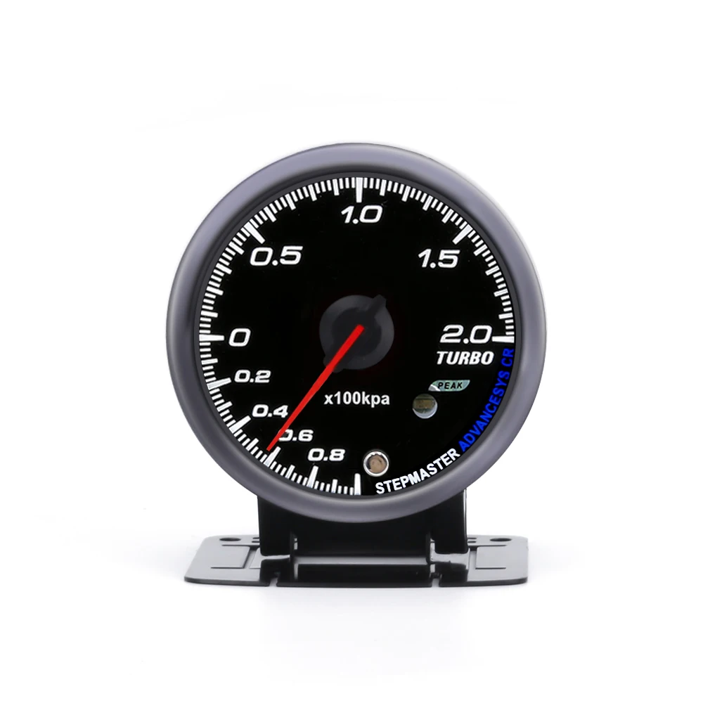 2 BAR 60mm 2.5'' Boost Turbo Gauge White & Amber Light Dual Led Display With Peak Warning
2 BAR 60mm 2.5'' Boost Turbo Gauge White & Amber Light Dual Led Display With Peak Warning