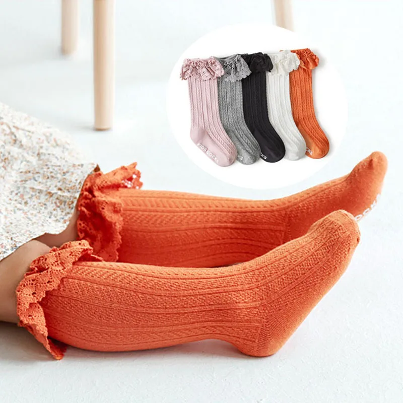 Sping Summer children's socks line knitting in tube socks baby cotton socks Sokken Princess Knee High Long girls socks
Sping Summer children's socks line knitting in tube socks baby cotton socks Sokken Princess Knee High Long girls socks