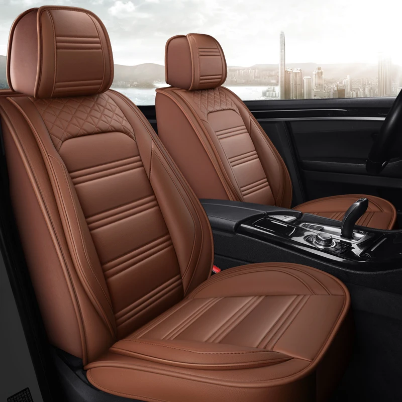 Набор чехлов на автомобильные сиденья подушки чехлы для Honda Accord 7 8 Civic 4d 5d Crosstour Cr v