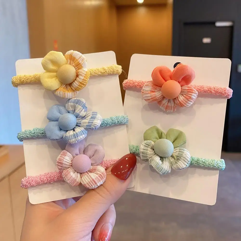 Beautiful Hair Ties Attractive Flower Design Solid Color Decorative Elastic Women Hair Rope for Daily Wearing
Beautiful Hair Ties Attractive Flower Design Solid Color Decorative Elastic Women Hair Rope for Daily Wearing