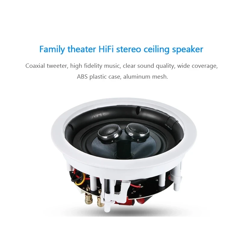 Ceiling Speaker High Quality Sound 8 Ohm 205mm Cut Out Size Dual Voice Coil 6.5 Inches/ 8 Inches Smallpox Horn
Ceiling Speaker High Quality Sound 8 Ohm 205mm Cut Out Size Dual Voice Coil 6.5 Inches/ 8 Inches Smallpox Horn