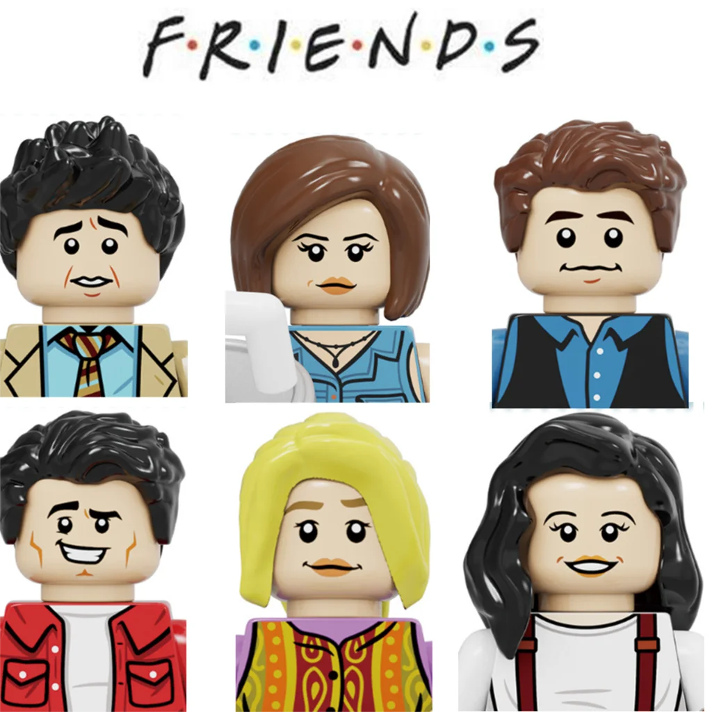Минифигурки из фильма для ТВ-шоу, детские игрушки, Рэйчел Моника, Фиби, Росс, Бинг, Джоуи, мини-человек, строительные блоки, кирпичи, подарки, и... 
Минифигурки из фильма для ТВ-шоу, детские игрушки, Рэйчел Моника, Фиби, Росс, Бинг, Джоуи, мини-человек, строительные блоки, кирпичи, подарки, и...