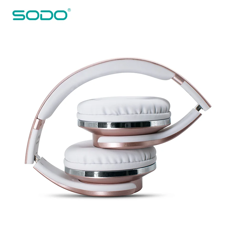 MH1 наушники Bluetooth колонки 2 в 1 SODO Складная NFC Hi-Fi стерео Беспроводной через V5.0 с