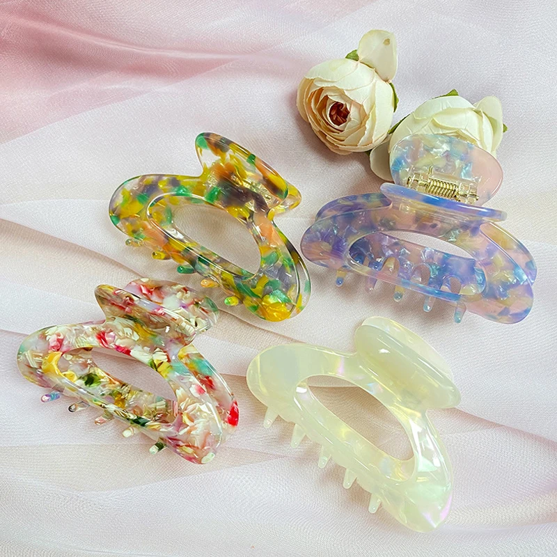 2022 New Ins Large Geometric Hair Clip Hollow Colorful Tortoiseshell Acetate Hair Claw for Women Fashion Hair Accessories Retro
2022 New Ins Large Geometric Hair Clip Hollow Colorful Tortoiseshell Acetate Hair Claw for Women Fashion Hair Accessories Retro