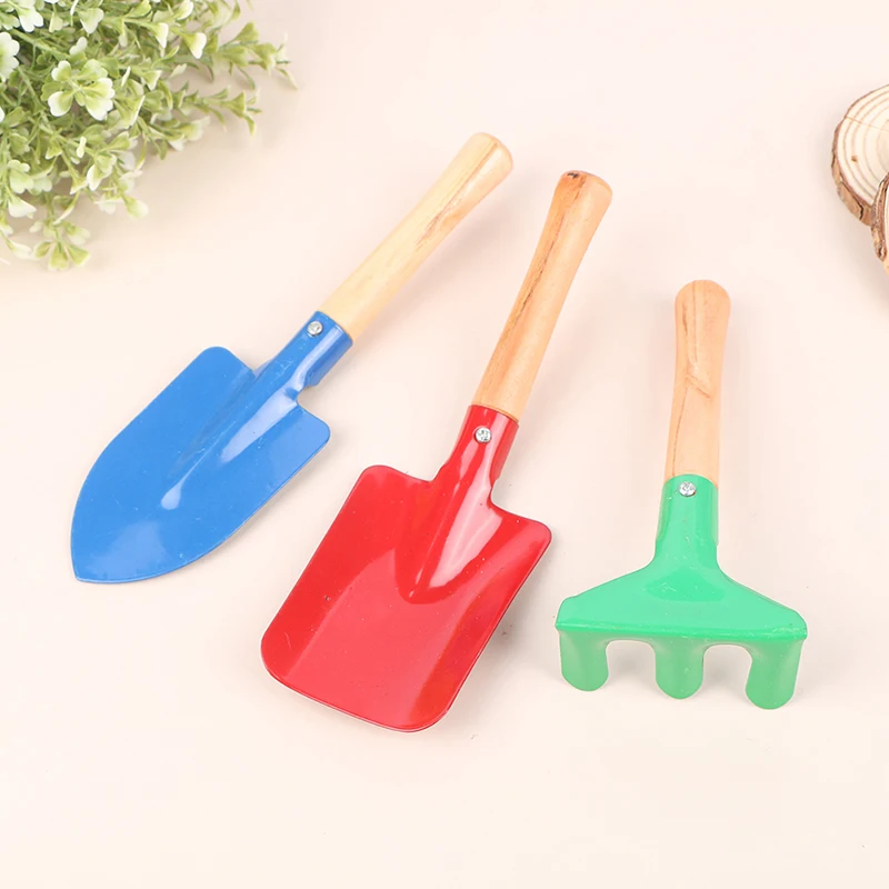 3Pcs Mini Garden Tool Set Shovel Rake Spade Bonsai Tools Wooden Handle Home Tool Gardening Mini Three-piece Set
3Pcs Mini Garden Tool Set Shovel Rake Spade Bonsai Tools Wooden Handle Home Tool Gardening Mini Three-piece Set