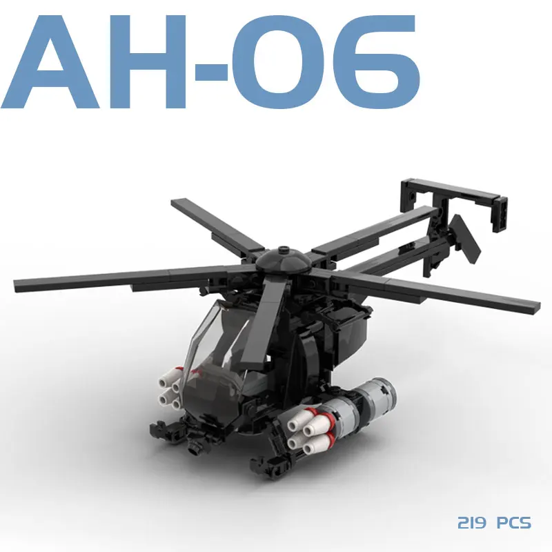 MOC Building Block Maker Military Series Bird Attack Helicopter Assembly Model Children's Toy DIY Building Blocks Birthday Gift
MOC Building Block Maker Military Series Bird Attack Helicopter Assembly Model Children's Toy DIY Building Blocks Birthday Gift