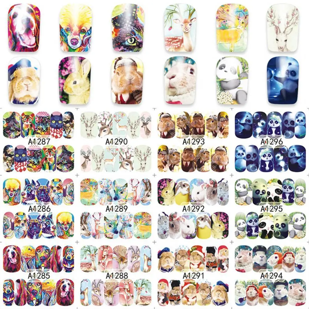 50% Hot Sale 12Sheet Nail Patch Printed Pattern Waterproof Multiple Styles Women Nail Art Sticker for Beauty
50% Hot Sale 12Sheet Nail Patch Printed Pattern Waterproof Multiple Styles Women Nail Art Sticker for Beauty